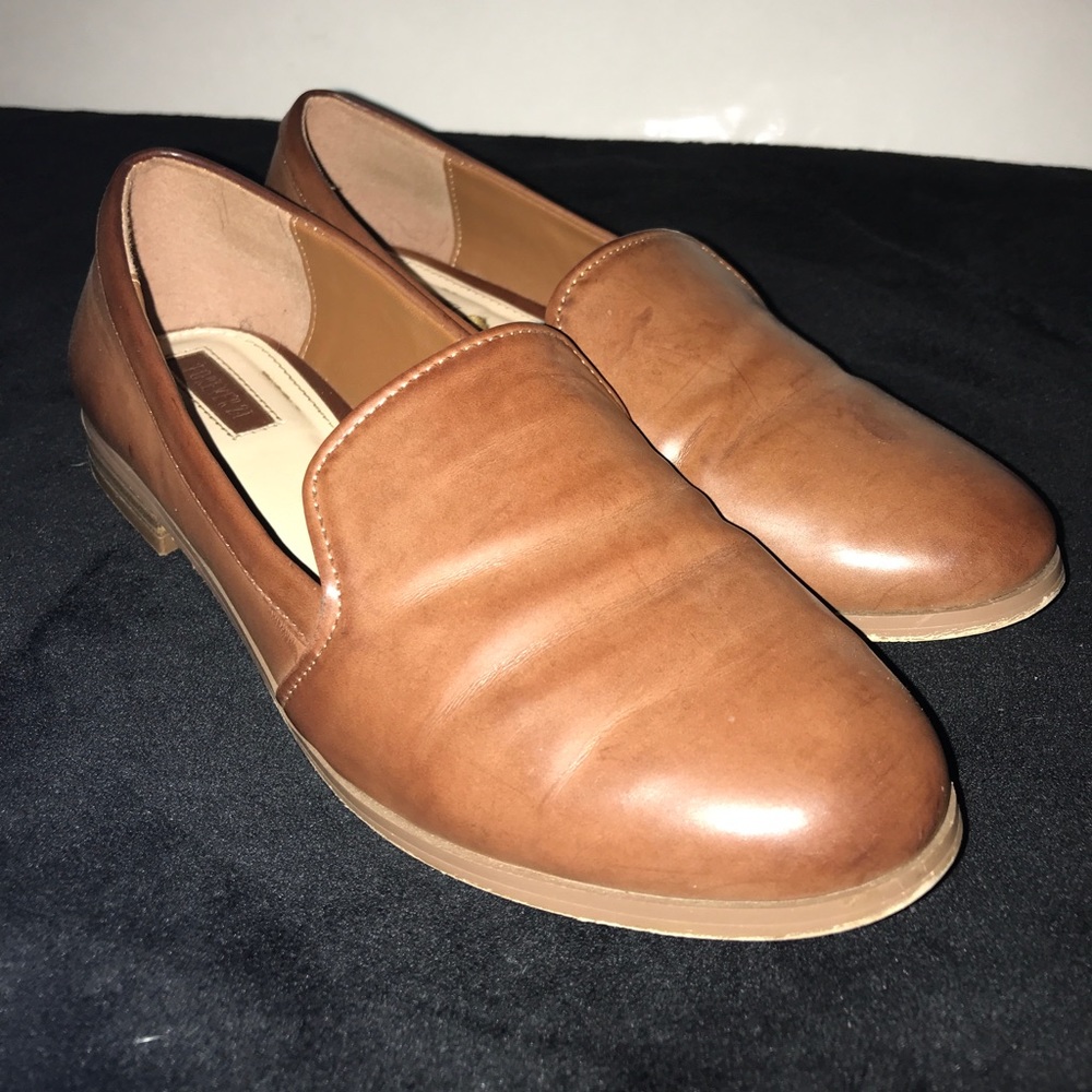 Forever 21 faux leather loafers in light brown